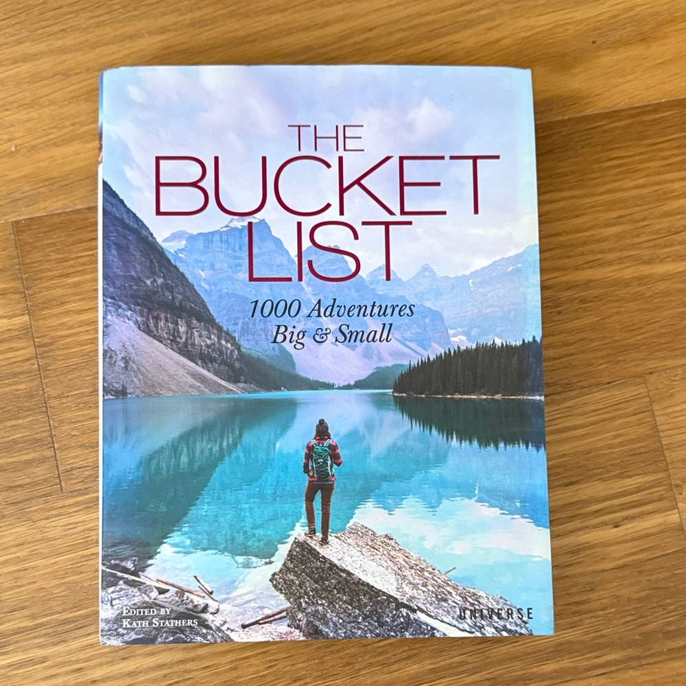 The Bucket List Book - Blue Mountain Lake Cover